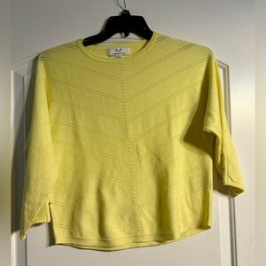 Magaschoni Yellow Knit Sweater